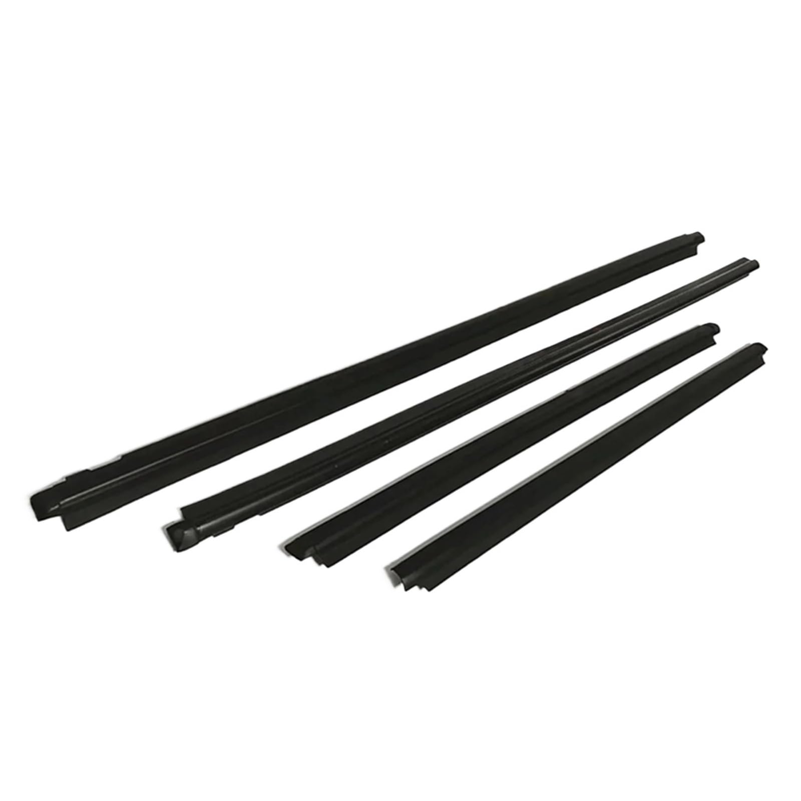 Yplvwsoyq One Color Car Window Seal Strip Compatible With Toyota For Vios 2002 2003 2004 2005 2006 2007 4Pcs Car Window Weather Glass Sealing Strip 68160-0D090 68210-0D090