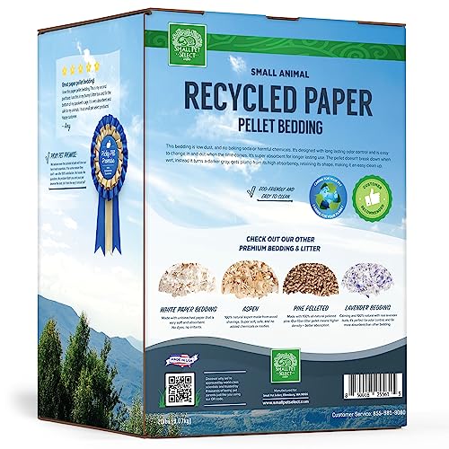 Small Pet Select Recycled Paper Pellet Bedding, Litter for Rabbit, Guinea Pig, Hamster, Bunny and Other Small Animals, 20lb - Image 4