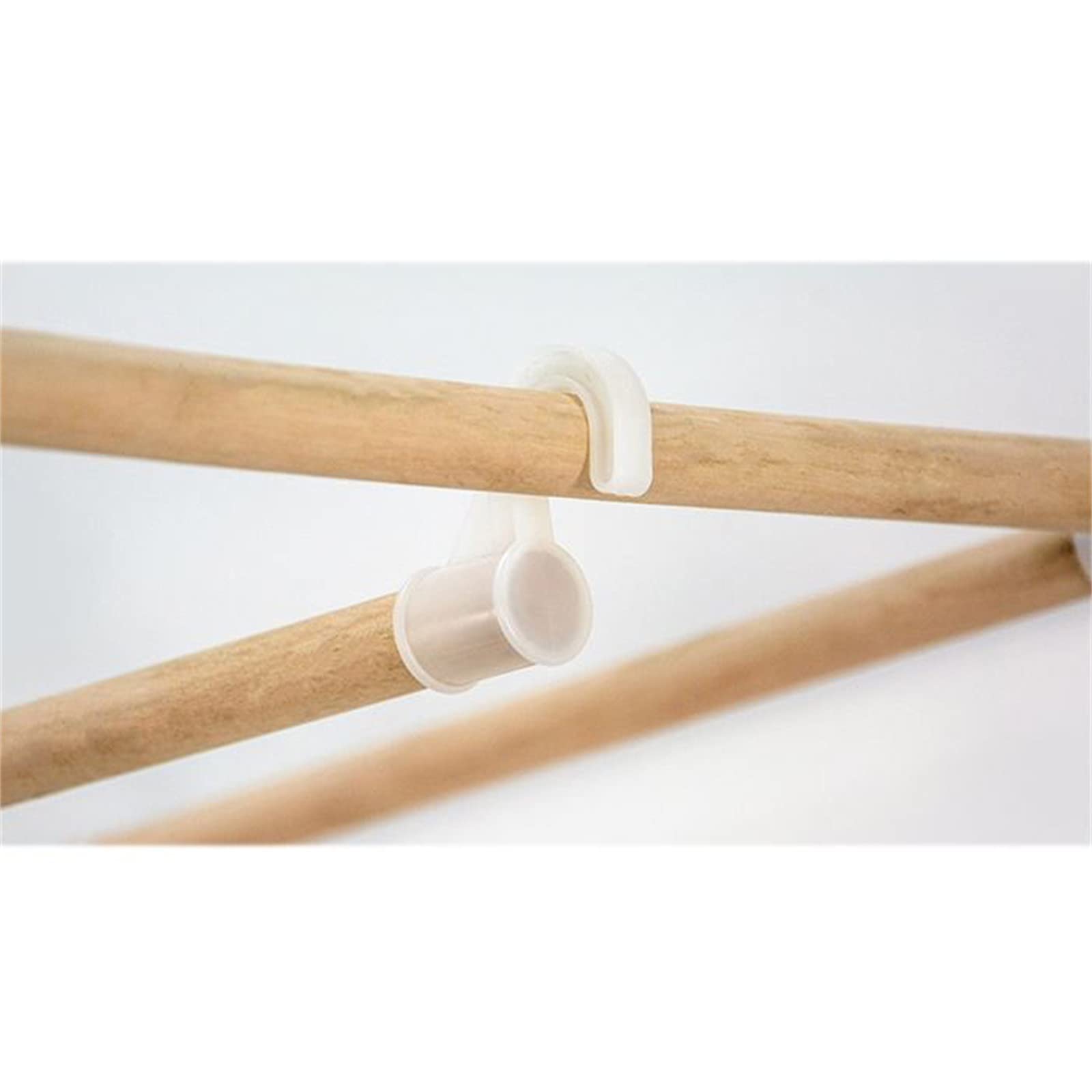 Armario Plegable con borlas, Dormitorio portátil, Armario de Tela para Dormitorio, Barra de Ropa de Madera Maciza, Organizador de Almacenamiento para Colgar