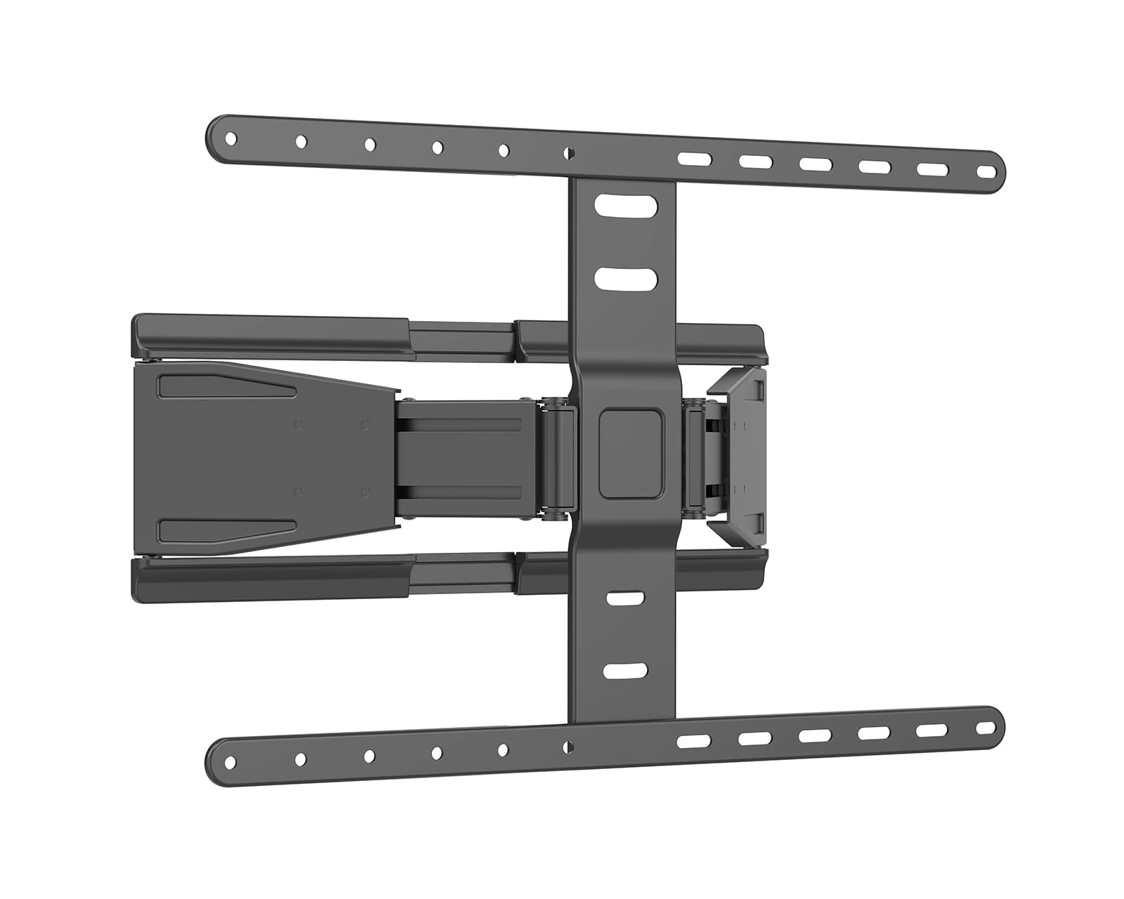 Supporto da parete per TV Ultra-Slim 109,2 - 228,6 cm - Inclinabile e girevole - Supporto TV per TV fino a 50 kg - VESA 400 x 400 - Supporto da parete per TV sottile, nero