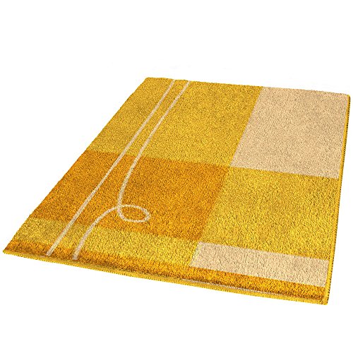 Kleine Wolke 4588573433 Tivoli Badematte aus Polyacryl Kanarienvogel gelb 50 x 60 cm