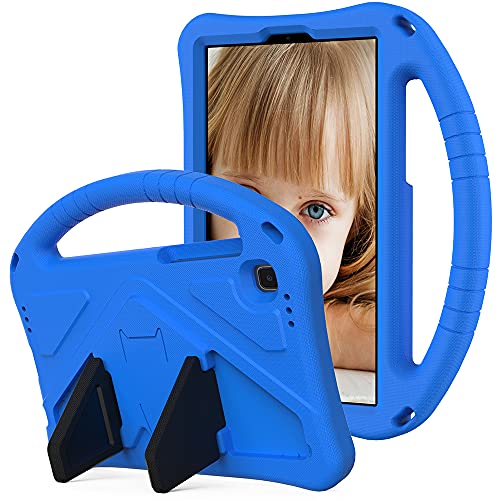 Galaxy Tab A7 Lite Case Kids, Tading for Samsung Galaxy Tab A7 Lite Case, EVA Foam Shockproof Stand Handle Protective Cover for Galaxy Tab A7 Lite 8.7" SM T220 T225 Boys Girls - Blue