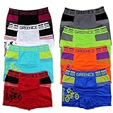 HighClassStyle 6er Pack Jungen Mikrofaser Boxershorts Kinder Unterhosen Kids Unterwäsche Größe 98-164 A.4354 (98-104 (2-4), Motorrad (4354))