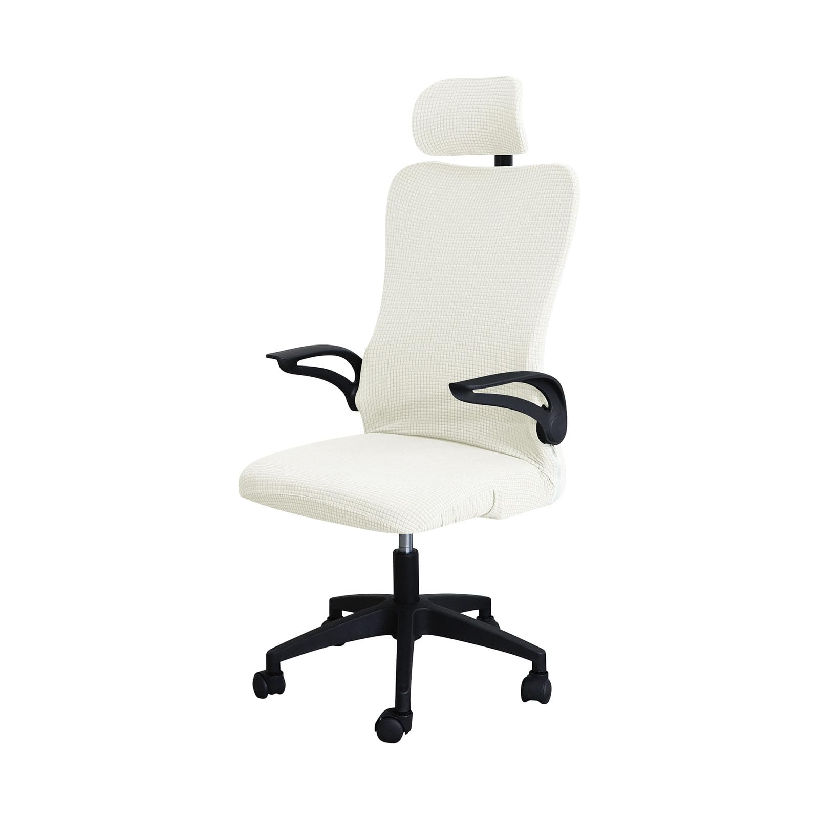 Leomix G Ergonomic Office Chair Cover Set, With Headrest Cover, Universal Chair Slipcovers Soft Comfortable Washable, For Office Executive Chair,