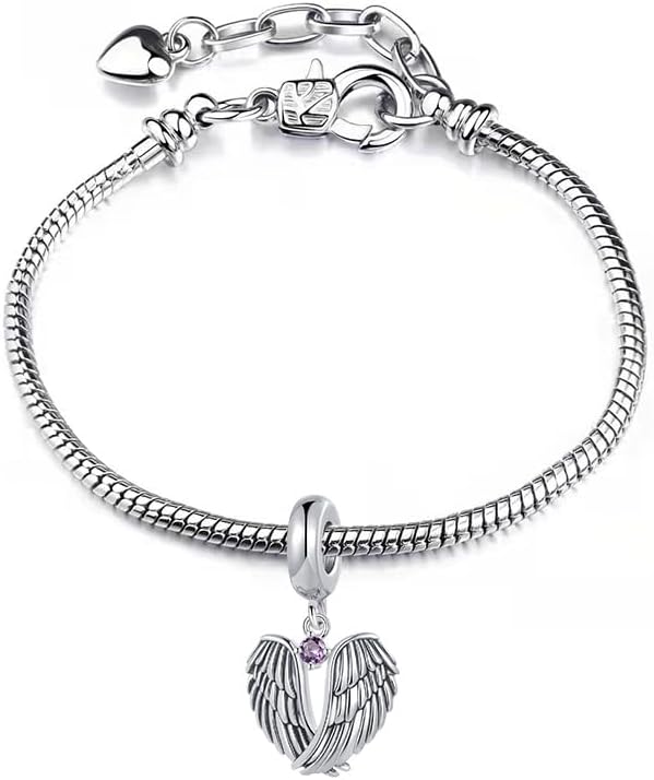 NARTGO Guardian Angel Spread Wings and Soar Charm Compatible with Pandora Charms Bracelets - Image 4