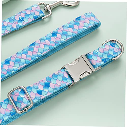 Kisangel 3 Pièces Fournitures pour Animaux Chien de Formation Laisse Dog Leash Dog Harness Dog Collar Harnais pour Animaux de Compagnie Tour de Cou Confortable Le Chien Sangle Corde Collier - Image 4