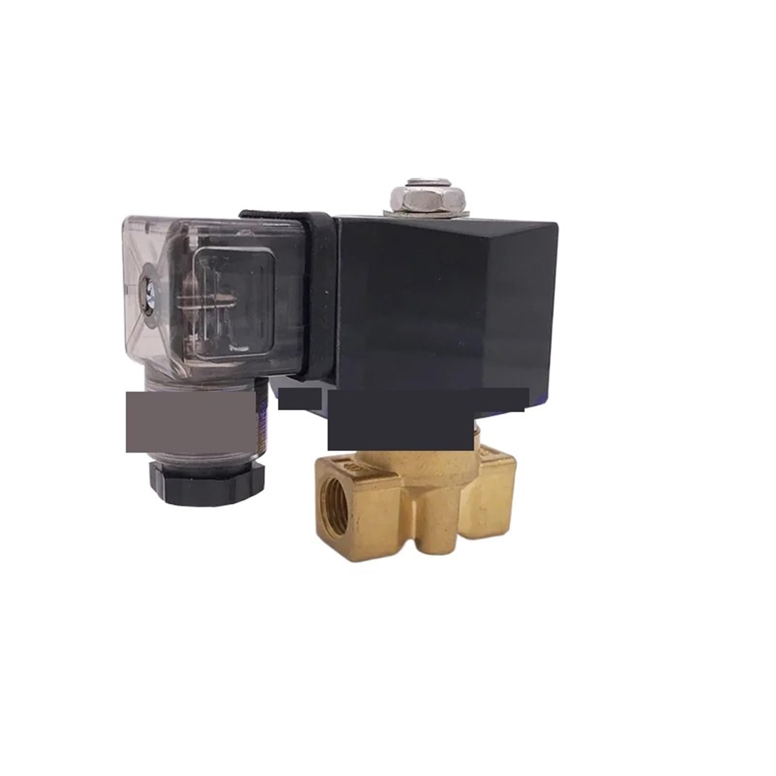 2-drożny zawór elektromagnetyczny 1/4 12V 24V DC Normalnie zamknięty mosiądz (1/4", AC110V_2,5MM 35BAR)