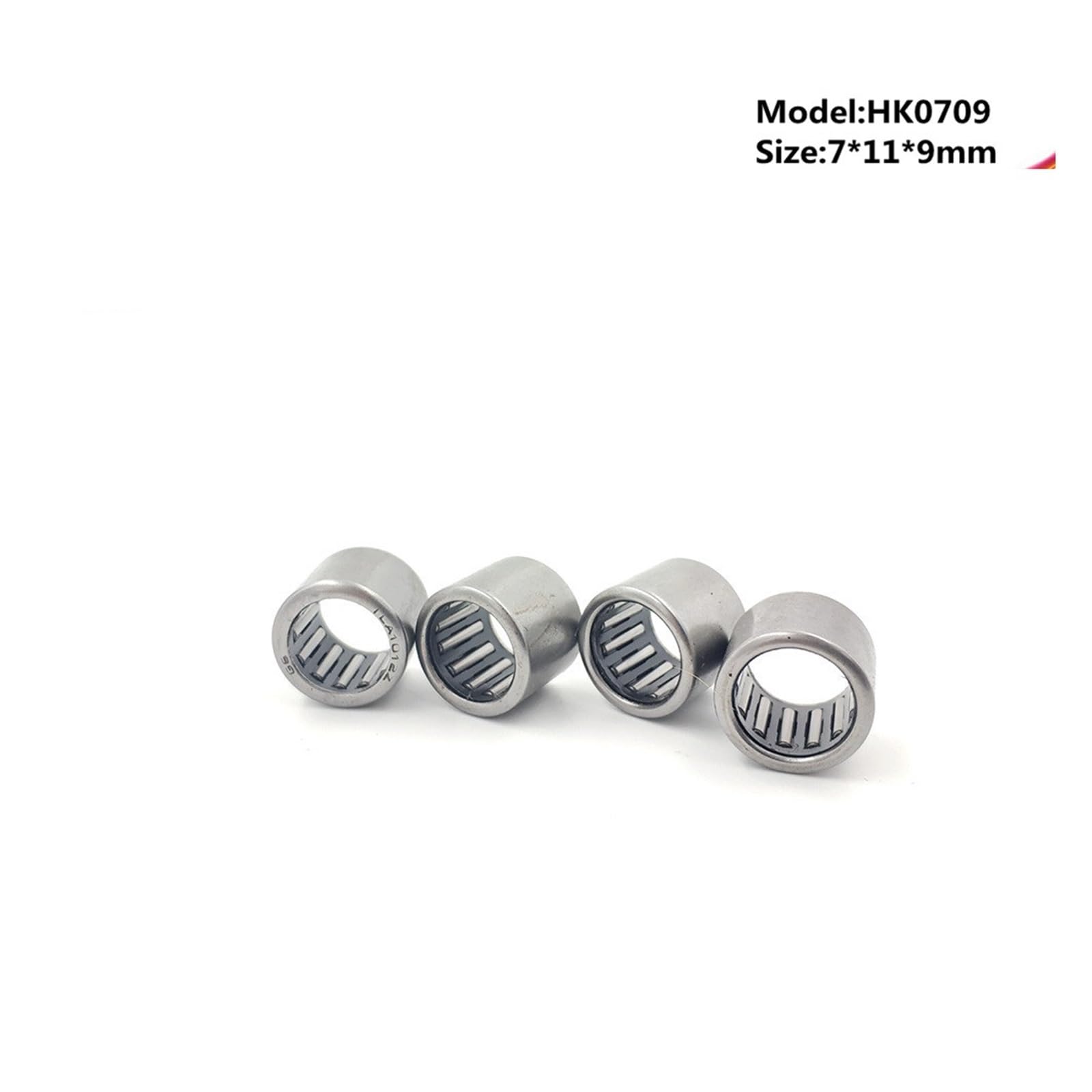 Cojinete de rodillos, HK0709 HK071109 Rodamientos de agujas Rodamiento copa estirada 7X11X9mm 071109(20pcs)