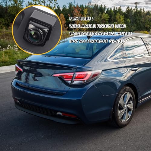 Dasbecan Backup Camera Rear View Parking Camera Compatible with Hyundai Sonata 2015 2016 2017 Back Up Park Assist Camera Replaces 95760-E6201 95760-C2101 by Dasbecan - Image 3