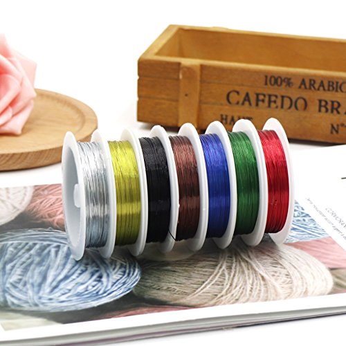 kowaku Arame de metal para artesanato feito de arame para artesanato e fabricação de joias - Prata