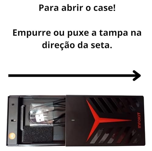 Case Externo Para HD e SSD Sata 2.5