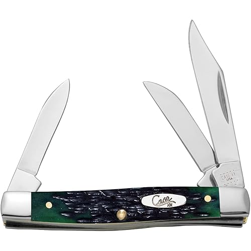 Case XX WR Pocket Knife Small Stockman Kentucky Bluegrass Jig Bone Item #22779 (6333 SS) 2 5/8 inches Closed