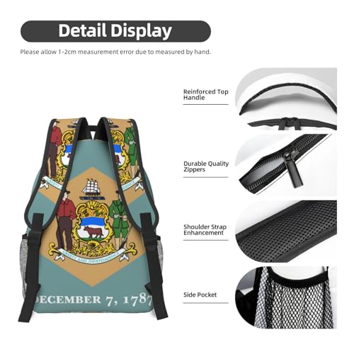 Sac à dos ordinateur portable Delaware sac de travail noir - 5