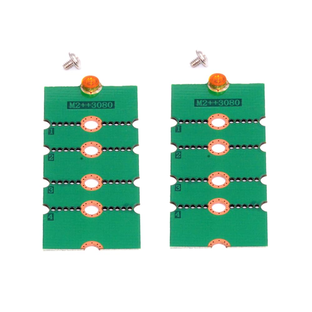 xiwai 2pcs/lot M.2 NGFF NVME M2 Extension Adapter Brackets Transfer 2230 2242 2260 2280 Change to Long Size SSD Soild Hard Disk Converter Frame