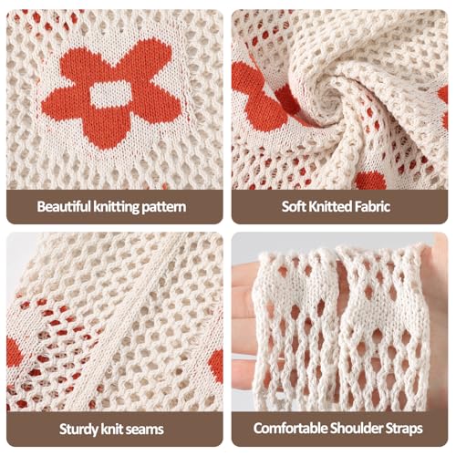 Bolso de Playa Premillow Crochet Tote para Mujer miniatura 6
