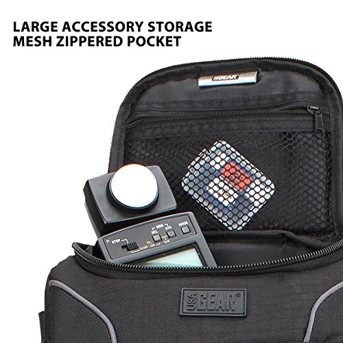 image for USA Gear Camera Sling Backpack Case with Adjustable Padded Dividers , 