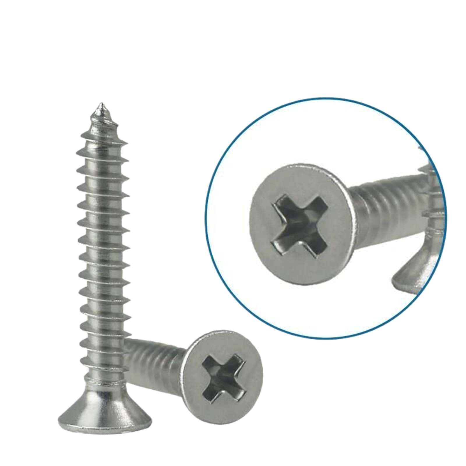 10/30/50pcs M2 M3 M4 M5 M6 304 In Acciaio Inox Croce Phillips - Foto 9