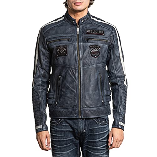 ジャケット・アウター blurred clothing LEATHER SPORTS JACKET CURVED LEATHER HEM HIGH NECK JACKET – JW Anderson