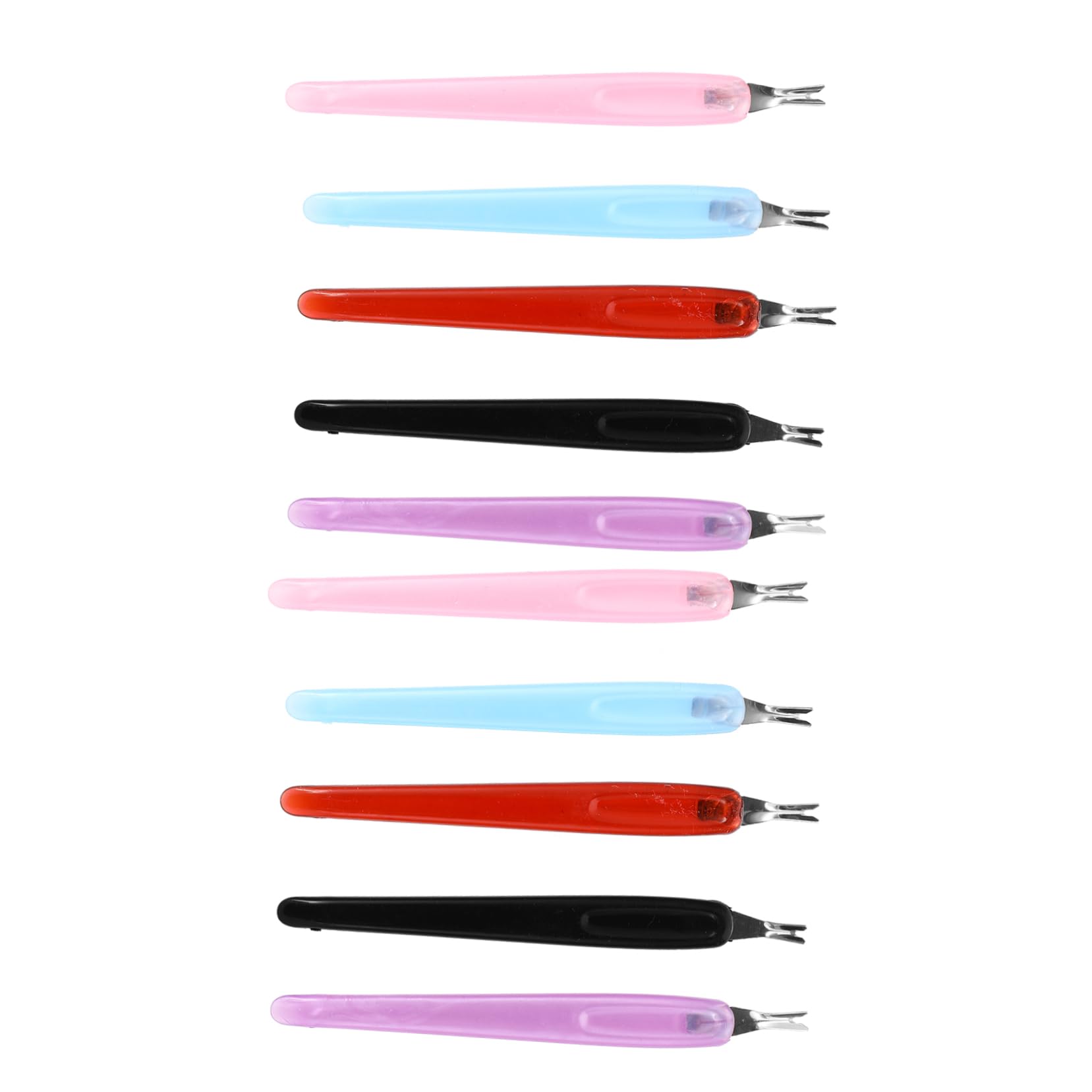 VICASKY Stainless Steel Dead Skin Forks 50pcs Manicure Tool Kit Cuticle Removers Exfoliators Pusher Tools Nail Art Supplies