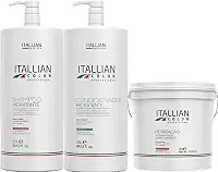 Kit Itallian Color Profissional - Shampoo 2.5L + Condicionador 2.5L + Máscara Hidratação 2kg - Proteção e Economia Salon