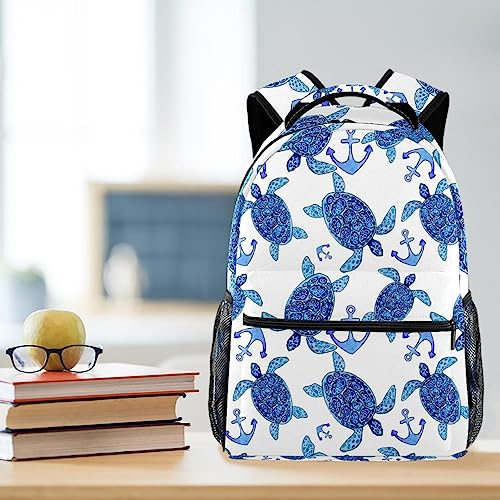 Sac à dos léger motif tortue grand compartiment ergonomique - 6