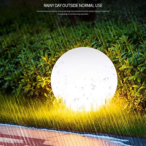 WJJ Lampada da Giardino Rotonda, 16 Tipi di Luce