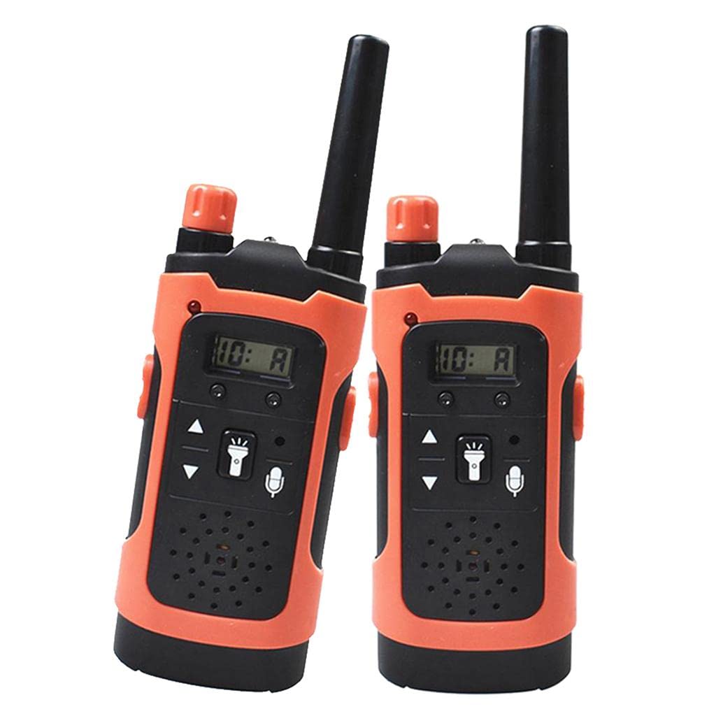 Enakshi (LABEL) 2Pcs Walkie Talkie Indoor Outdoor Kids Children Toy Orange (B0D17TKSHL) Amazon Price History, Amazon Price Tracker