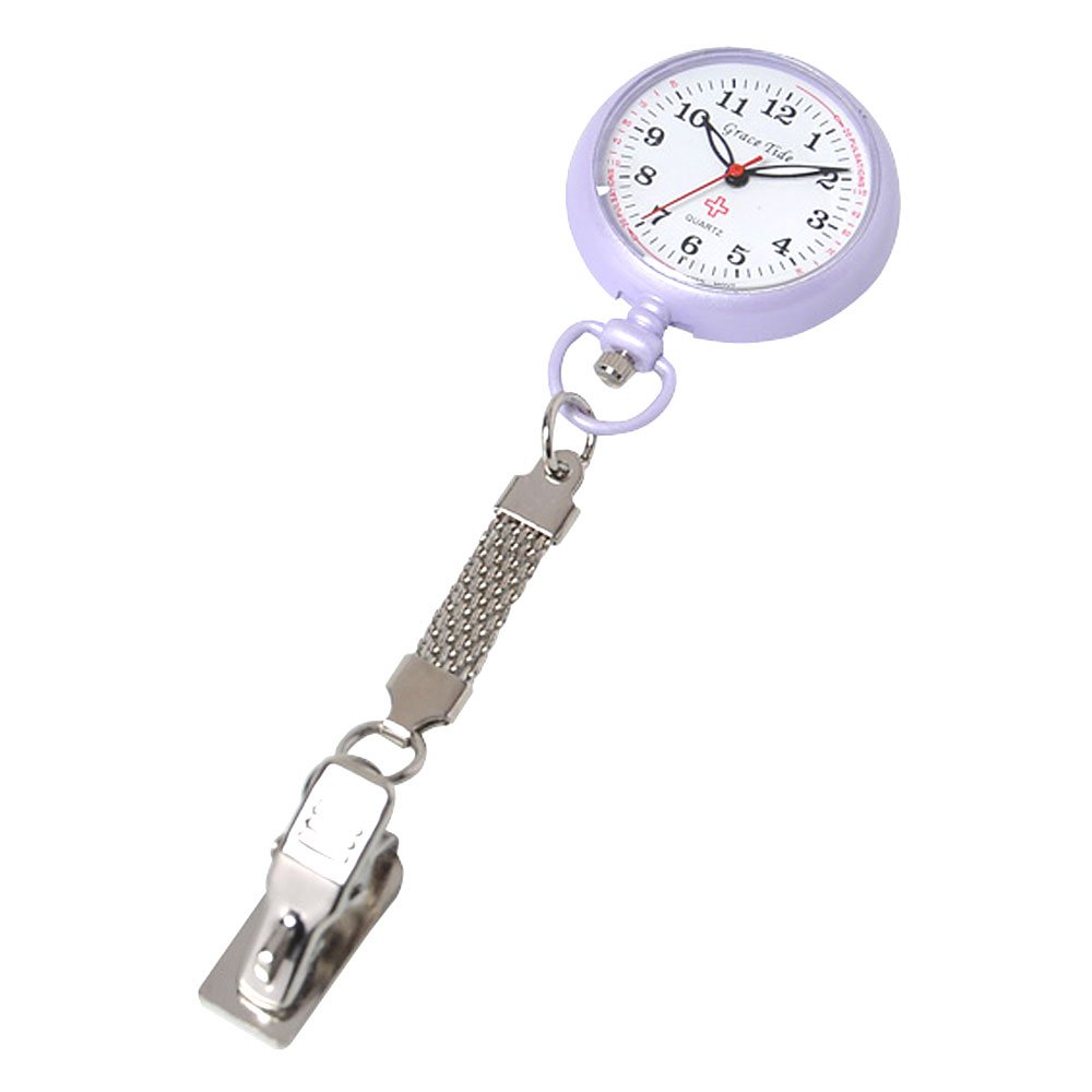 Fuji ナースウォッチ（クリップ付き） パープル