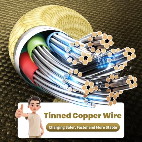 Image of 4 in 2 Multi Charging Cable for iWatch Charger, 2Pack 5FT Travel Essentials