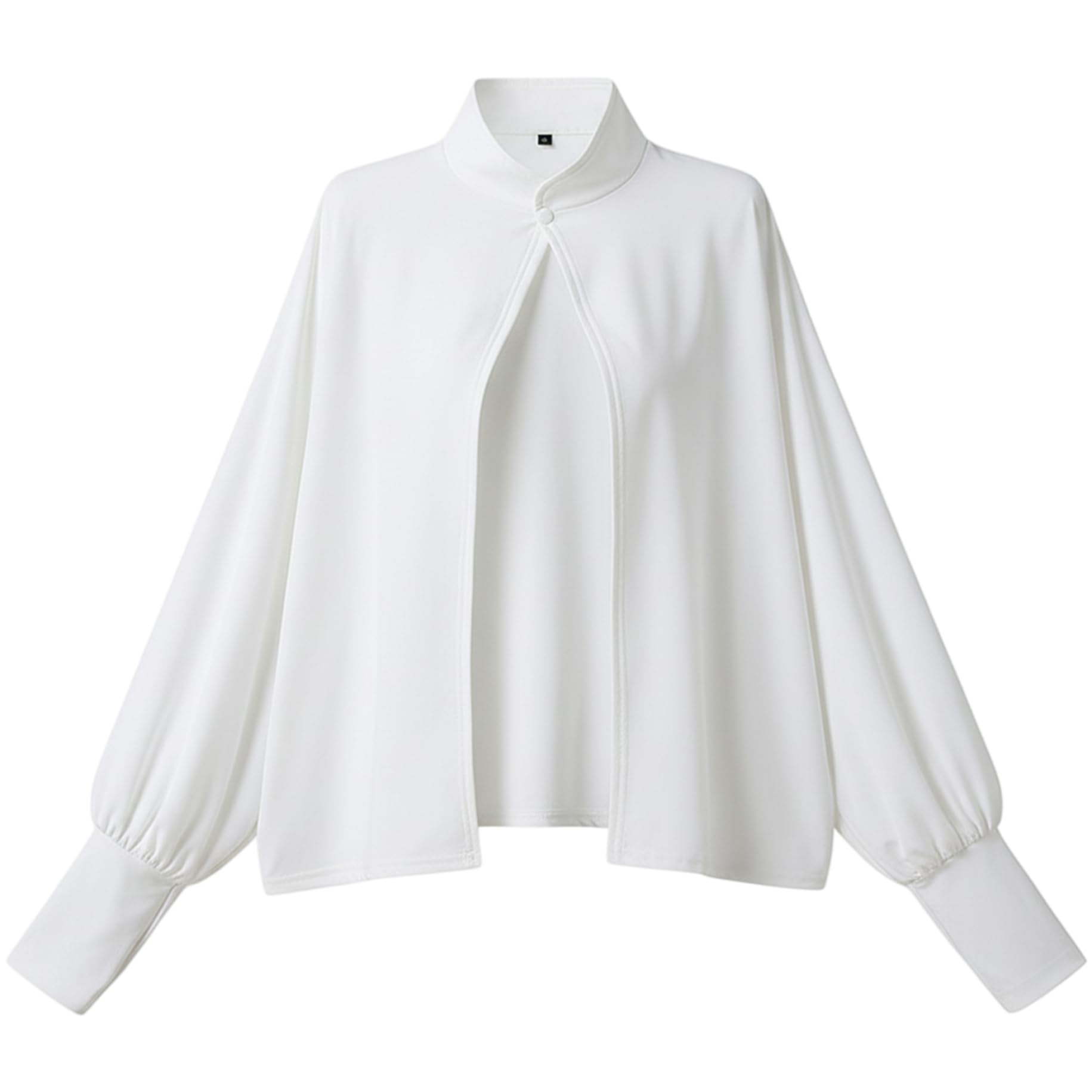 Ropa de protección Solar para Mujer, Chal de Verano con Tejido refrescante y Transpirable, Chal Ligero de Manga Larga para Conducir, Actividades al Aire Libre, Blanco