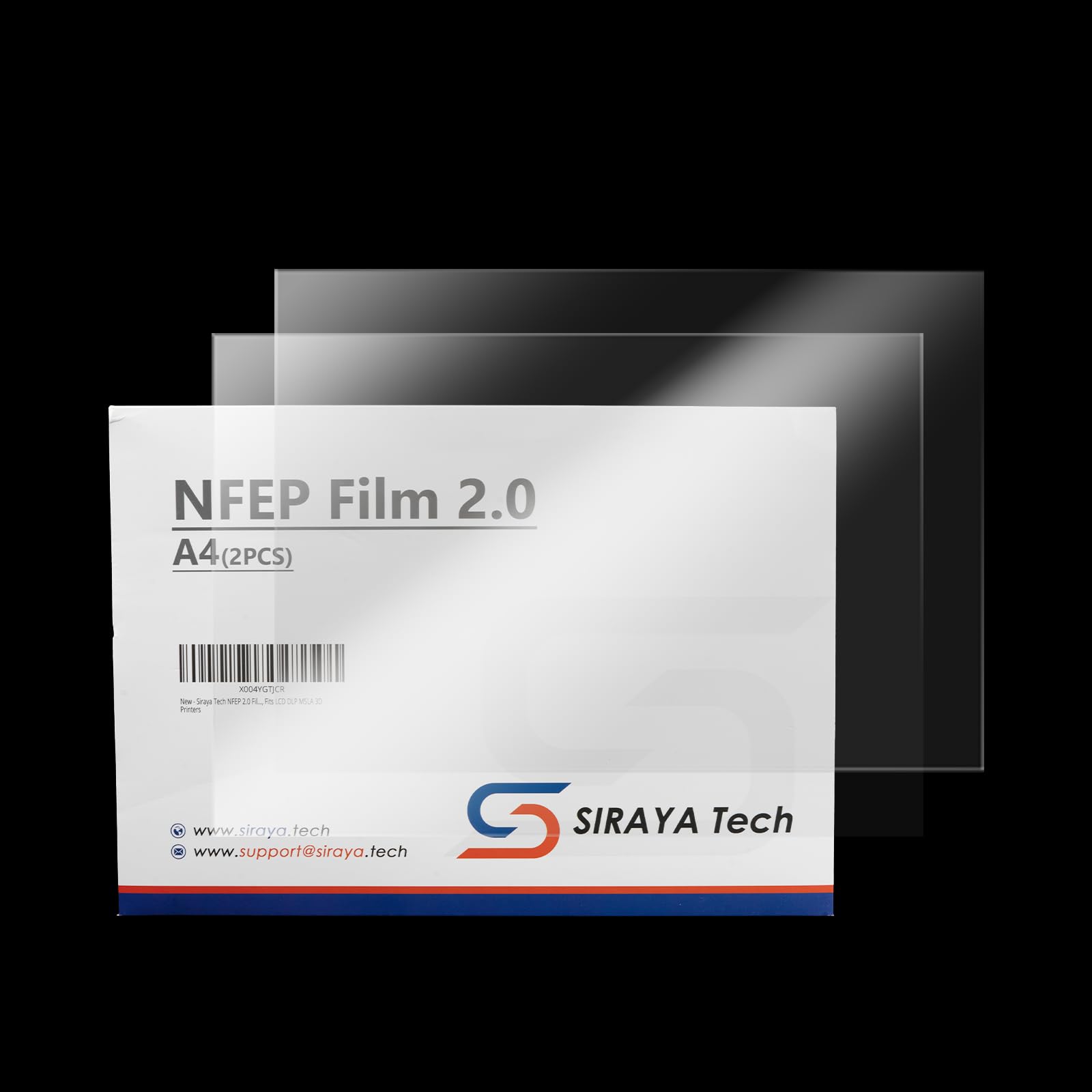 Siraya Tech 2 Pcs NFEP Film 2.0 - A4 Size (210 X 297mm) Enhanced Lifespan Smoother Peel Force Consistent Performance for Resin 3D Printing - Upgraded Replacement for Standard FEP-picture-24