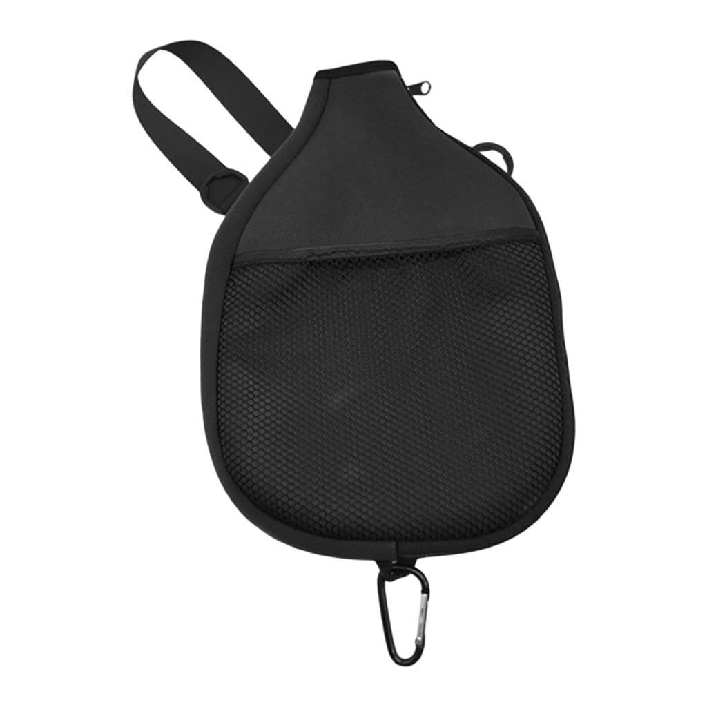 NIVAA Neoprene Pickleball Racket Cover Portable Gift Racket Cover Case for Outdoor Black-image-40