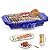 Electric BBQ Grill, Smokeless Non-Stick Indoor/Outdoor Barbecue Grill, 2000W Double tube High Power Portable Removable Stand Grill for BBQ Party (KK)