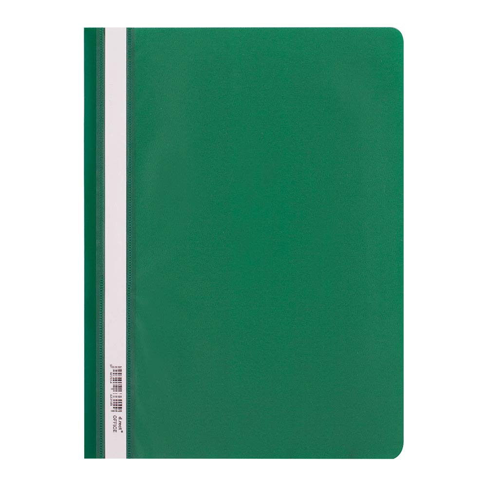 D.RECT File Folder Polypropylene A4 Without Perforation Green