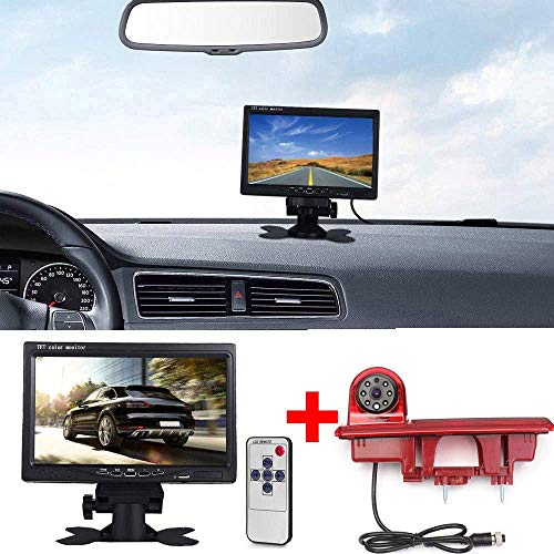7'' Pouces TFT LCD Moniteur de Voitures + HD Vision Nocturne Caméra de Recul Remplacement pour Fiat Talento/Nissan NV300/Renault Traffiic III/Nissan...