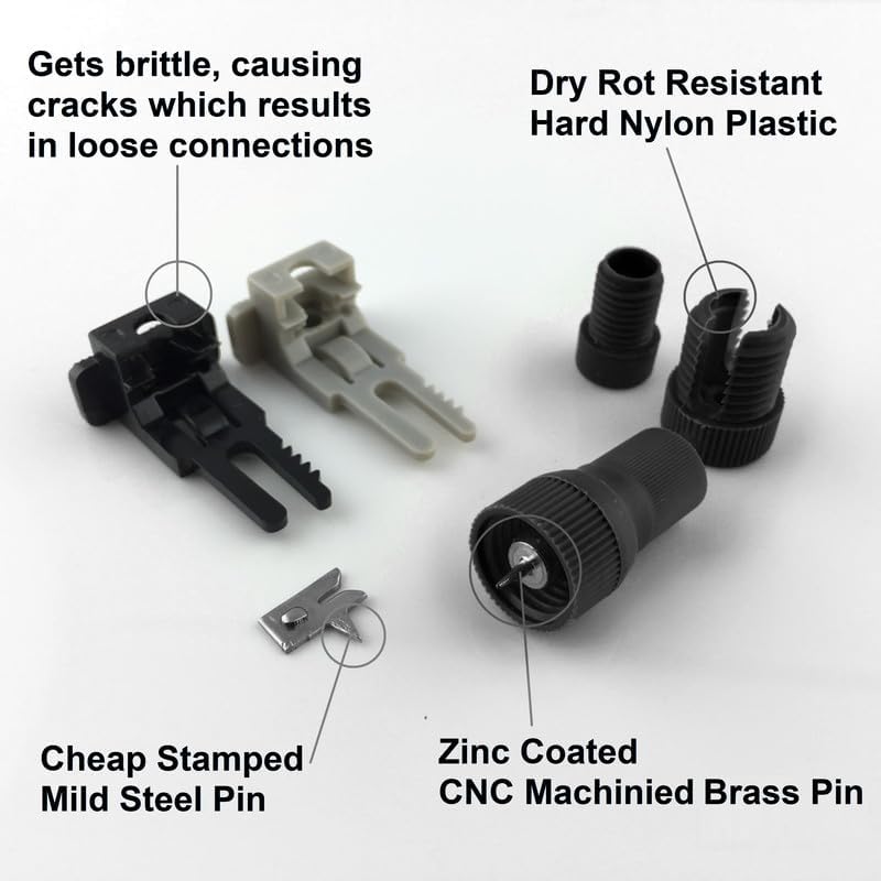 Miniatura 3 de SRRB Paquete de 6 conectores de cable de repuesto de bajo voltaje directo para Malibu Paradise Moonrays y más