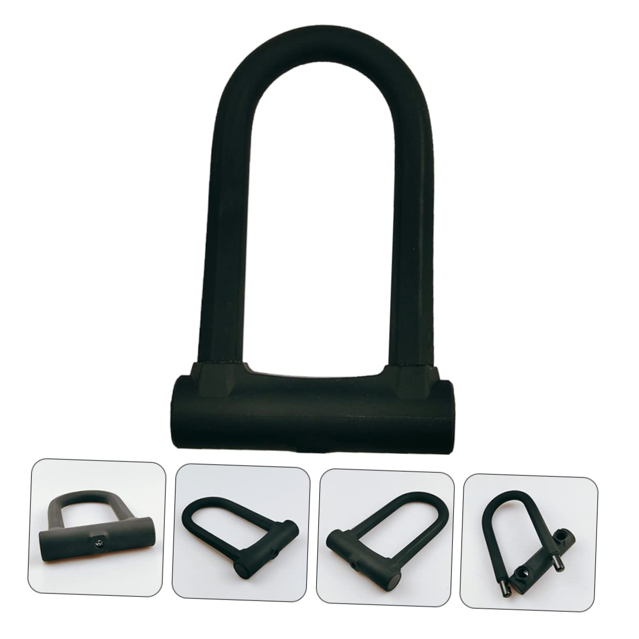 Sosoport Lucchetto Forma u Spesso Per Bicicletta Lucchetto Ad Sicurezza Materiale e Resistente Chiusura Chiave Pratica