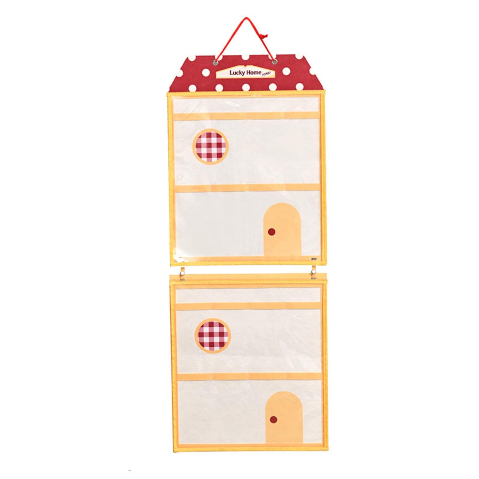 Bolsa para guardar peluches de fieltro que evita el desorden