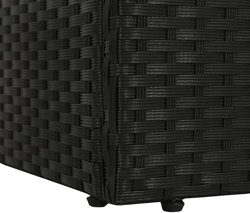 Miniatura 6 de vidaXL Cama de patio, sofá cama de patio, sofá cama con cojines, silla de salón ajustable para patio trasero, terraza junto a la piscina, ratán de