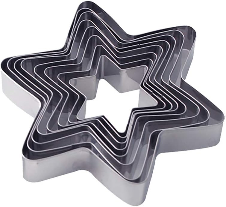 Star Stainless Steel Cookie Cutter Set, 10 Pieces