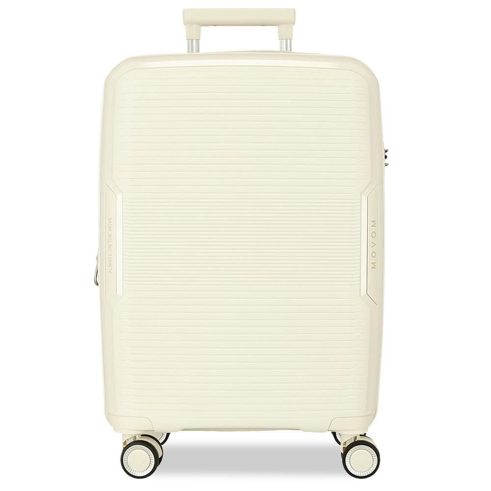Movom Joumma Bags Inari - Valigia rigida ABS, diverse dimensioni, nero, verde, rosso, grigio, poliestere, bianco, 40x55x20 cms, Valigia espandibile