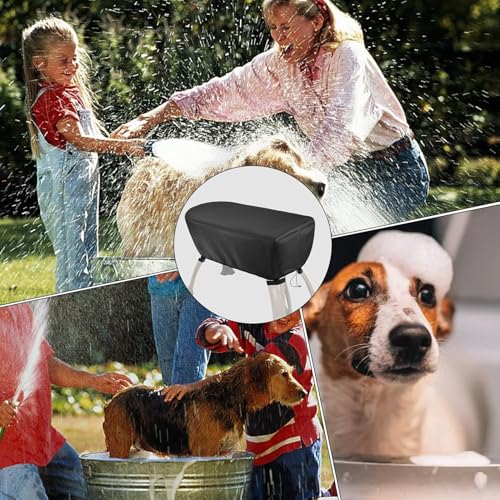 Capa de banho para animais de estimação, capa de banheira para cachorro - Capa de banho portátil de