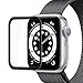 Produktbild Semriver Panzerglas Schutzfolie kompatibel für iWatch 40mm Series 5/4 - (2 Stück) Displayschutzfolie 3D Full Cover Panzerglasfolie 9H HD Klar Anti-Kratzer Blasenfrei für Apple Watch 40mm - Schwarz