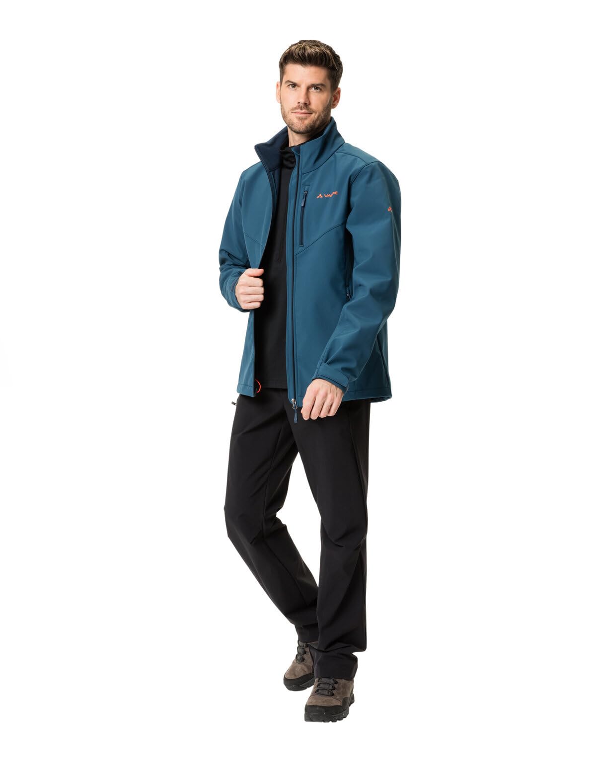 VAUDE Herren Softshell Cyclone Jacket VI, winddicht, atmungsaktiv, wasserabweisend und warm