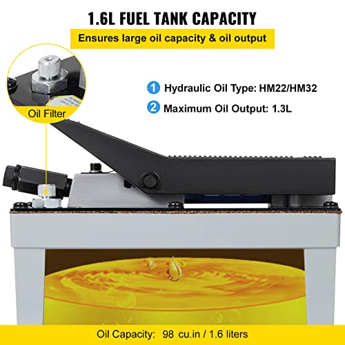 VEVOR Pompa Idraulica 2510A per l'Eradicazione