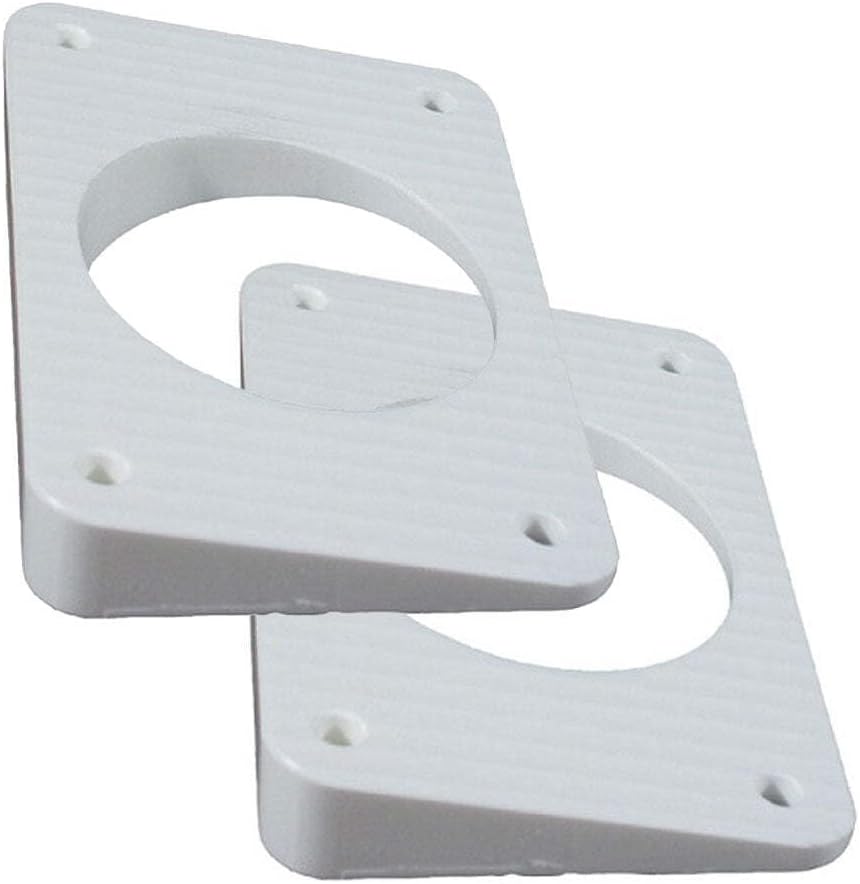 CWR Taco Wedge Plates f/Grand Slam Outriggers - White