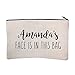 Personalized Face is in This Bag Cosmetic and Makeup Bag