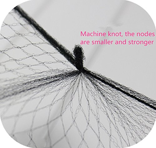 20" 50 Pack Hairnets Invisible Elastic Edge Mesh 50Cm Reusable Bun Hair Nets(Gold 50Pcs) #TOP5