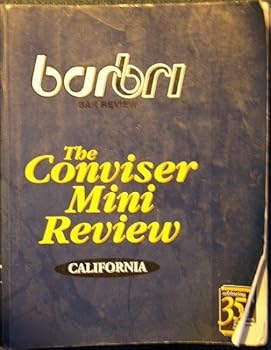 Paperback The Conviser Mini Review, California (Barbri) Book