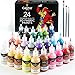 Castle Art Supplies Caja Pinturas Tela 3D | 24 Colores Intensos en Botes 29 ml | Artistas,...